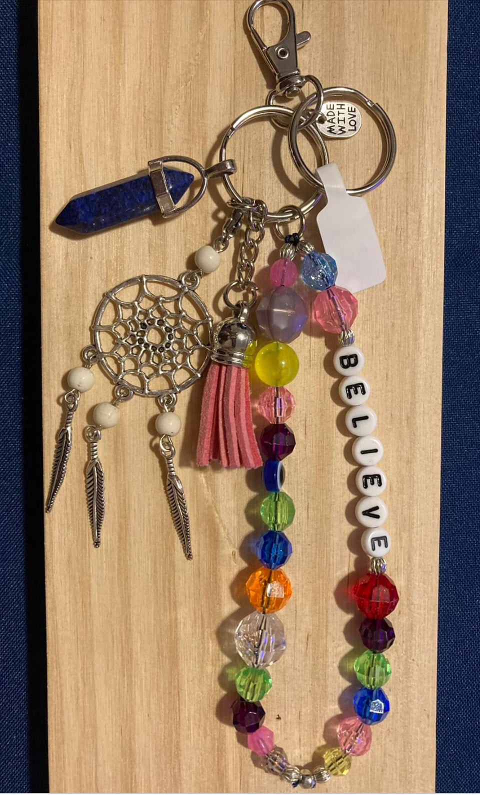 Charm enhancer for bag or wallet - Believe