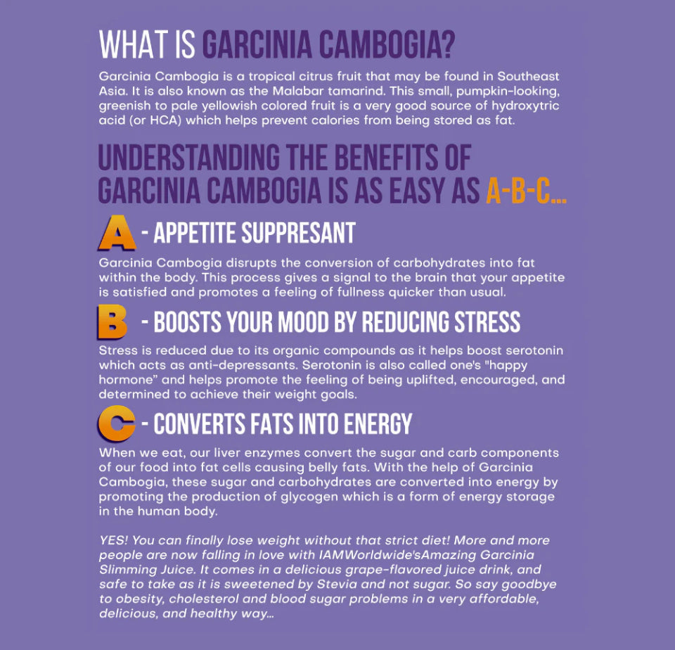 * IAM Amazing Grape Flavored Garcinia Cambodia