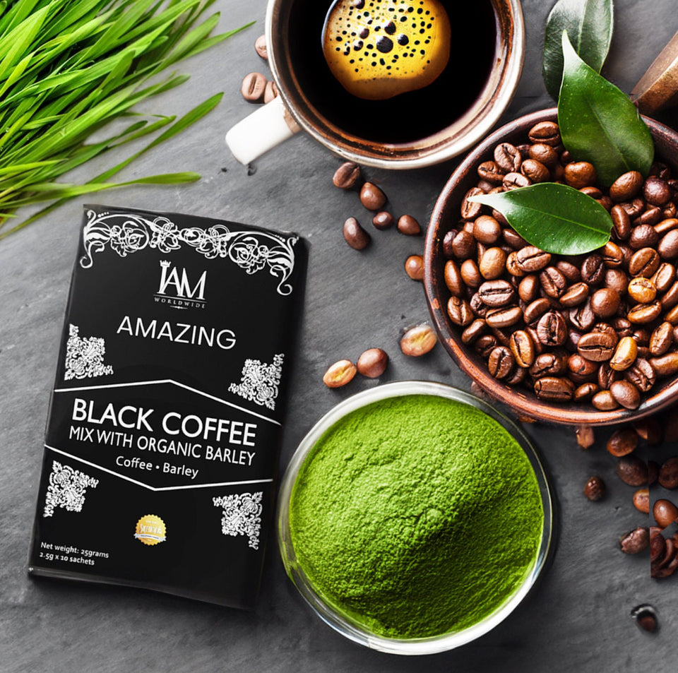 *IAM Amazing Black Coffee with Organic Barley