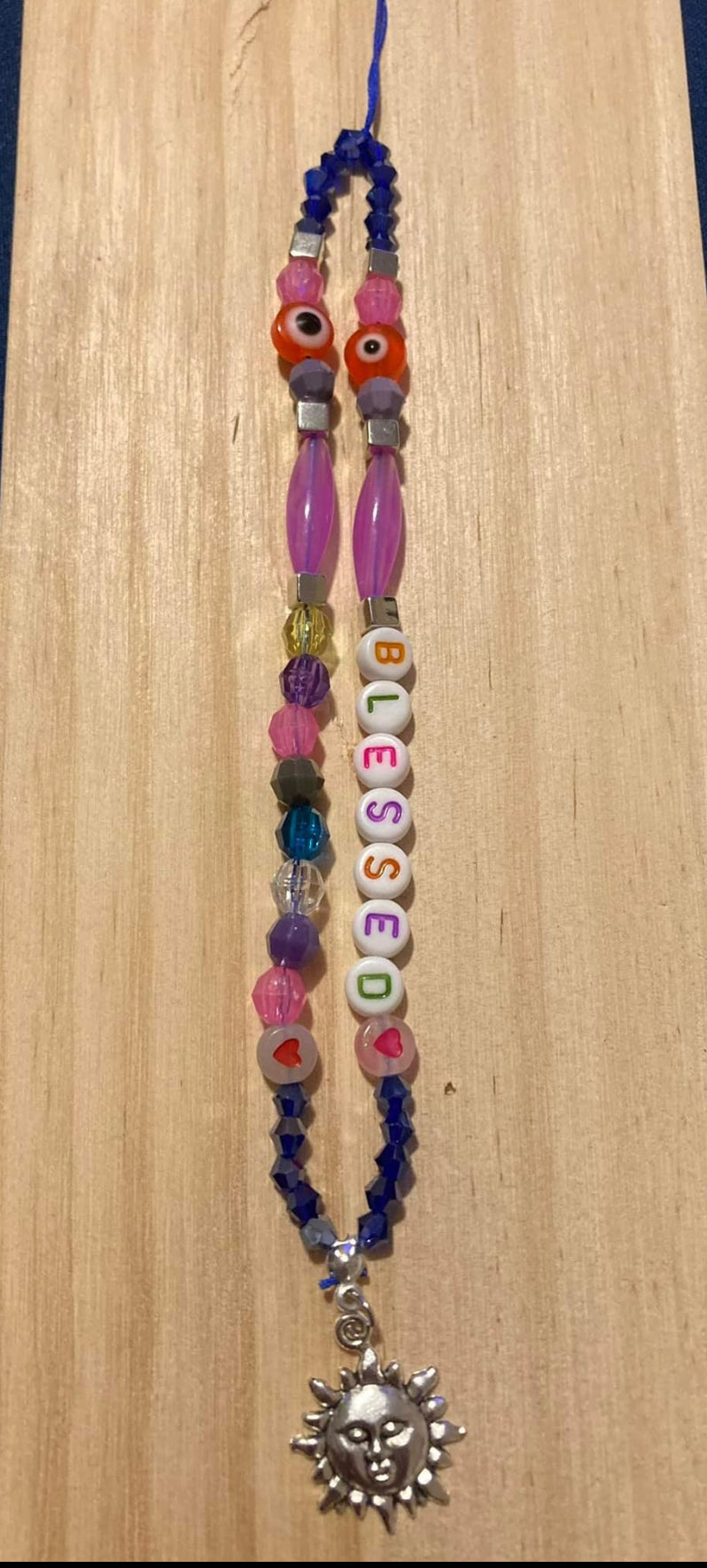 Phone charm - blessed