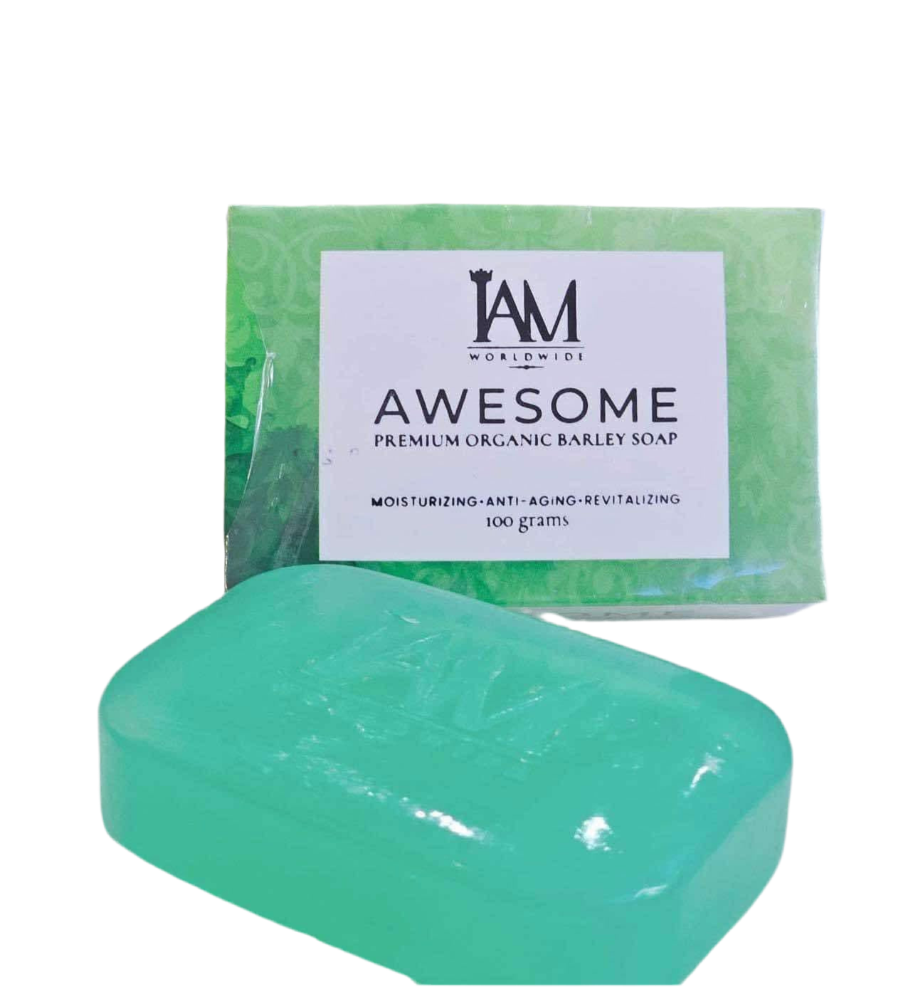 *IAM Awesome Premium Organic Barley Soap