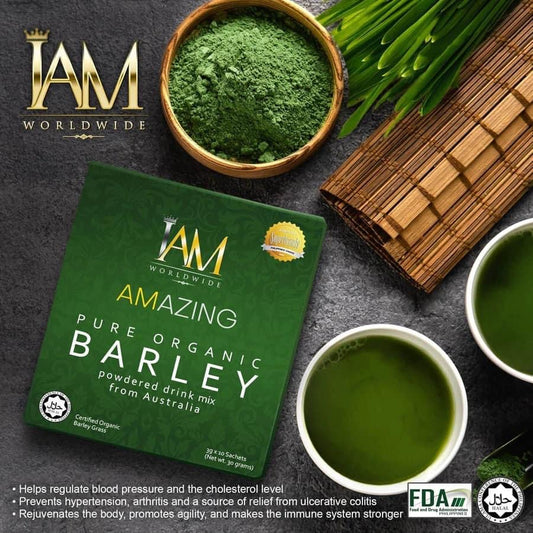 IAM Amazing Pure Organic Barley Powder