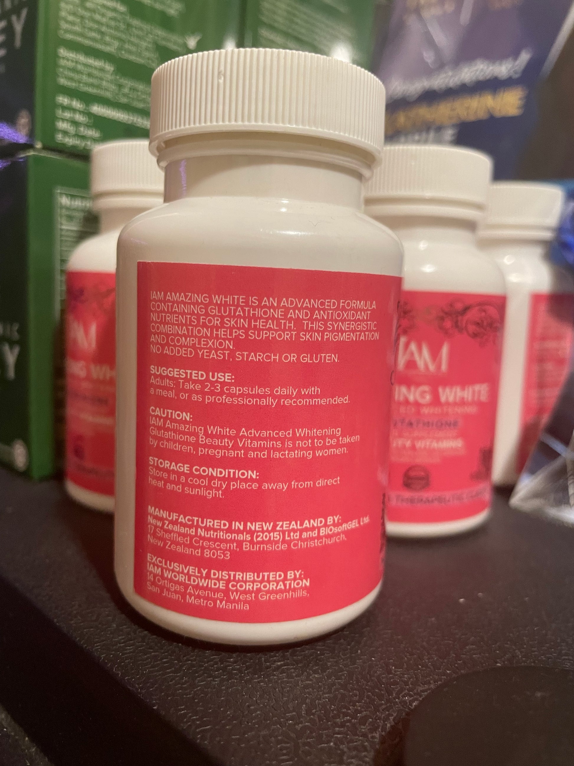 IAM Amazing White Glutathione supplement iamamazingkat LLC IAM Amazing White Glutathione supplement iamamazingkat LLC