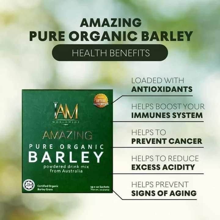 *IAM Amazing Pure Organic Barley Powder