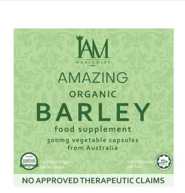 *IAM Amazing Pure Organic Barley Capsules